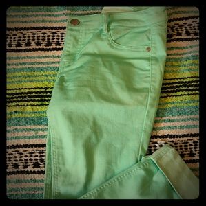 Mint Skinny Pants